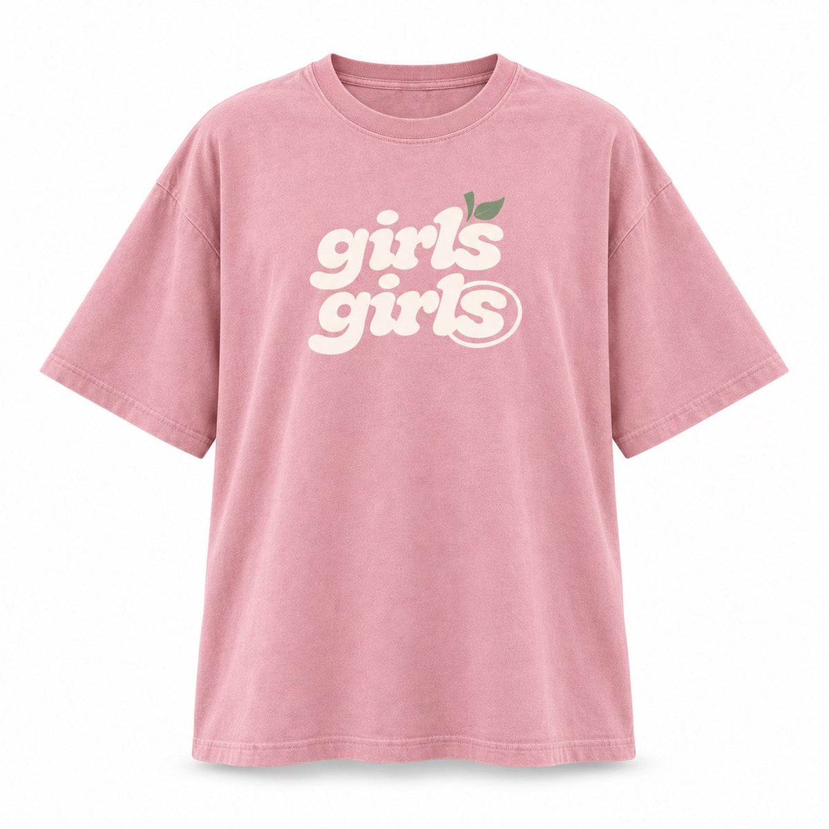 Blush pink Girls Girl Luxe Cotton Tee