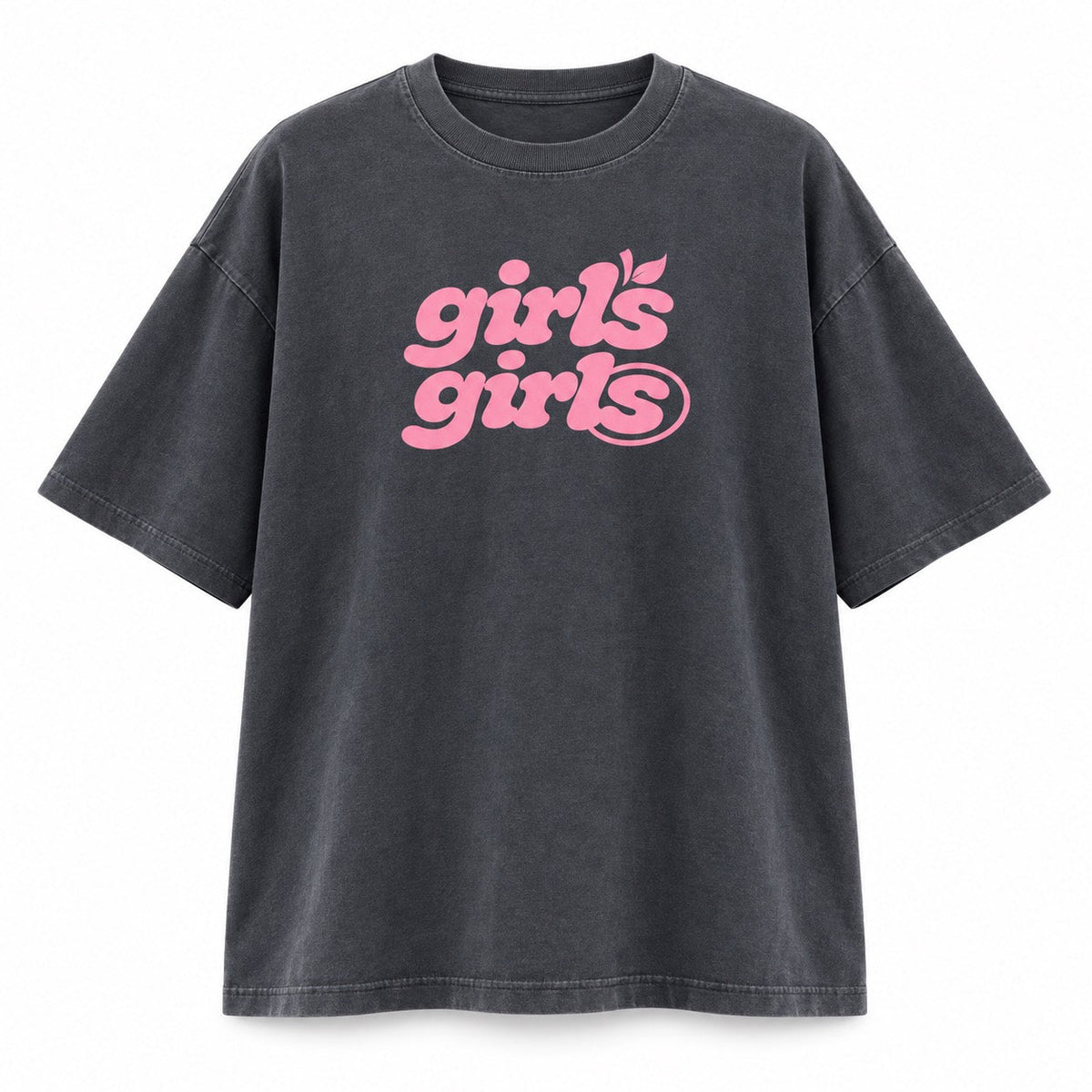 Charcoal Girls Girl Luxe Cotton Tee