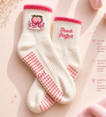 Peach Perfect Pilates Grip Socks